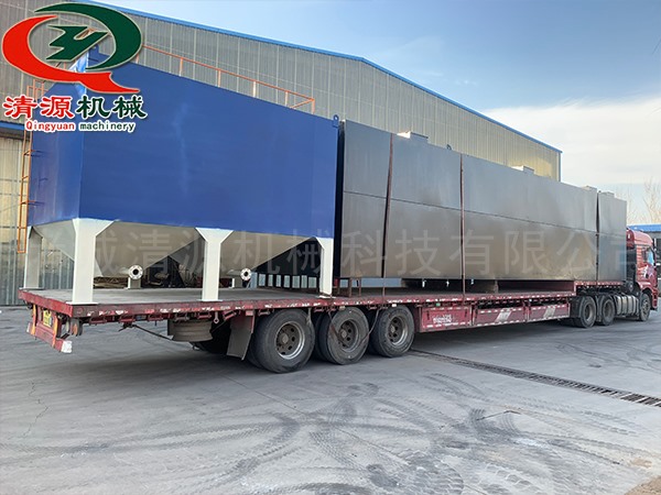 發(fā)往青島城陽地埋式生活污水處理設(shè)備，斜管沉淀器